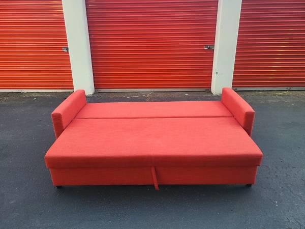 Orange Sleeper Couch - Free Delivery 2