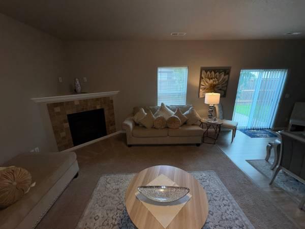 Garage sale selling living room set plus dining room table 3