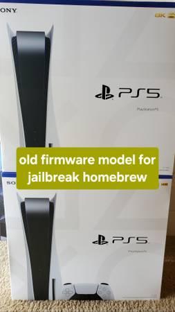 Sony PS5 Playstation 5 with low firmware