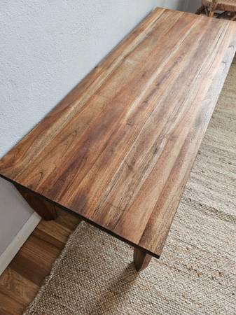Bench Entry / entryway wood coffee table indoor outdoor 9