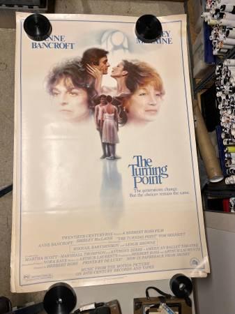 Original 40x60 poster for THE TURNING POINT