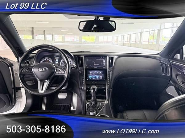 2017 INFINITI Q60 AWD All Wheel Drive Red Sport 400  3.0L Twin Turbo V 2