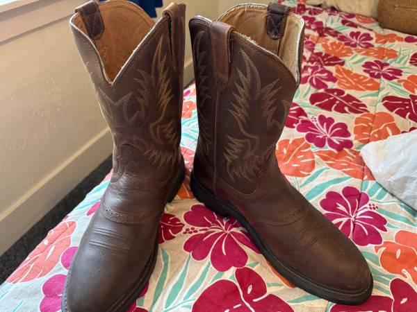 Ariat Sierra Saddle round toe work boots #10002304 2