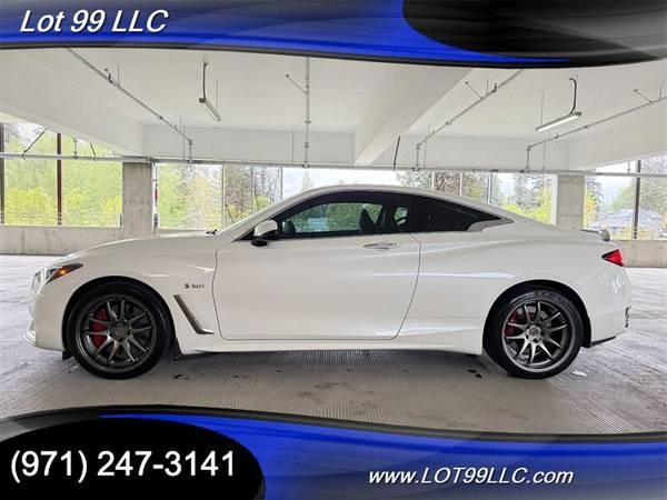 2017 INFINITI Q60 AWD All Wheel Drive Red Sport 400  3.0L Twin Turbo V