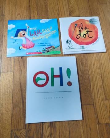 3 Popular Books  Bundle , AUTOGRAPHED Dot , OH, and Last Day of Kindergarten, Il