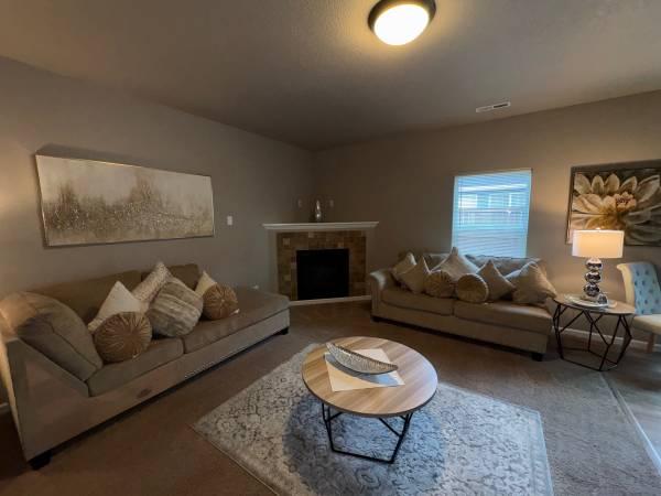 Garage sale selling living room set plus dining room table 2