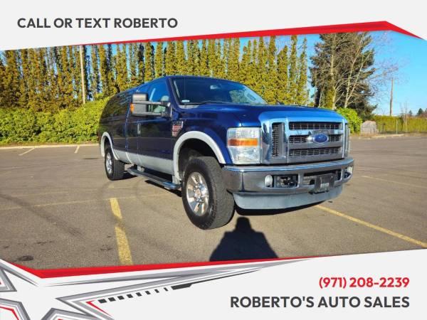 2008 Ford F-250 Super Duty Diesel 4x4 4WD F250 Lariat 4dr SuperCab  SB