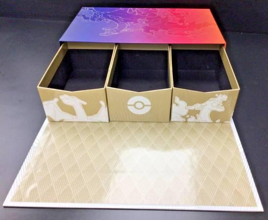 New! Pokémon Sword & Shield Charizard Empty Box and Pull-Out Drawers! 3