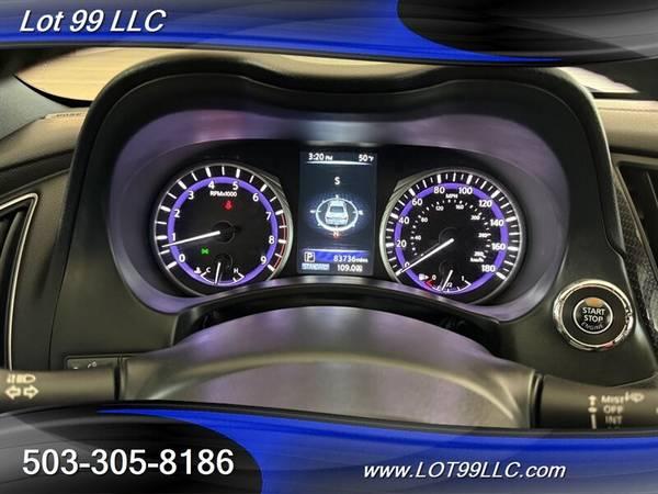 2017 INFINITI Q60 AWD All Wheel Drive Red Sport 400  3.0L Twin Turbo V 10