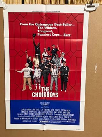Original movie poster for the 1977 police comedy THE CHOIRBOYS