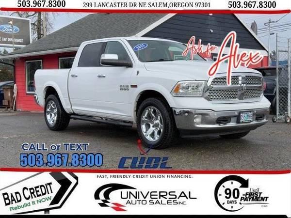2015 RAM 1500 Diesel 4x4 4WD Dodge Laramie  4dr Crew Cab 5.5 ft. SB Pi