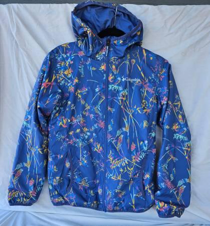 Columbia Size Girl’s' Large 14/16 Reversible Hooded Jacket