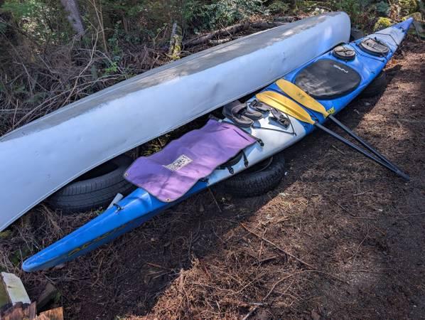 Dagger Apostle 17' Sea Kayak w 3 Dry Storage Areas, Free Werner Paddle