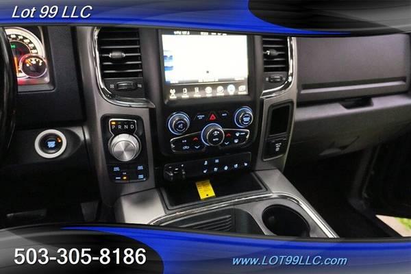 2017 RAM 1500 4x4 4WD Dodge Night  V8 HEMI Heated Leather Seats LIFTED 20S Truck 21