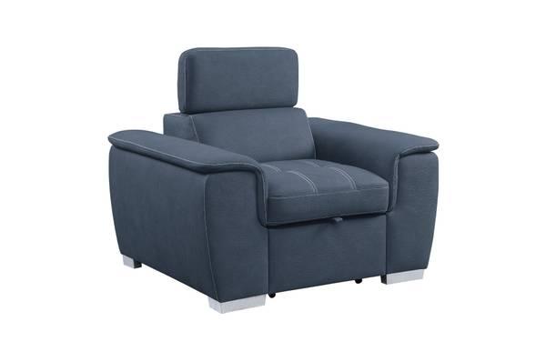 2-Piece Sectional SOFA CHAISE with Pull-out Bed Hidden Storage Sleeper 9