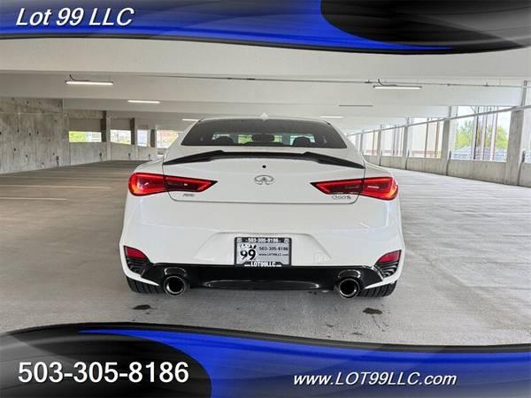 2017 INFINITI Q60 AWD All Wheel Drive Red Sport 400  3.0L Twin Turbo V 8