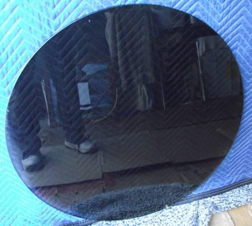 Smoke Dark Glass Coffee Side End Table Top 30" Round 1/2" Thick
