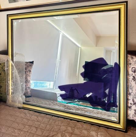 Solid Wood Wall Mirror 36” x29.5”
