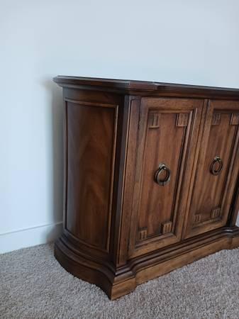 Mid-century side end table cabinet 2