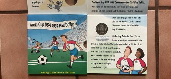 WORLD CUP USA 1994 Half Dollar Commemorative Coin, Young Collector's Edition 2