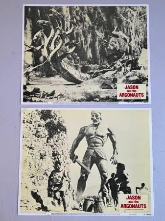 Reissue lobby cards for the classic JASON AND THE ARGONAUTS!