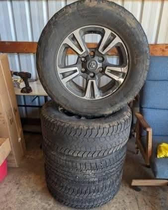 Used wheels and tires off my 2017 Toyota Tacoma for sale