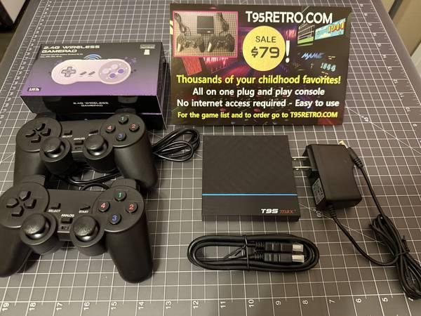 T95 Retro Console (NEW) All of your childhood favorite video games!