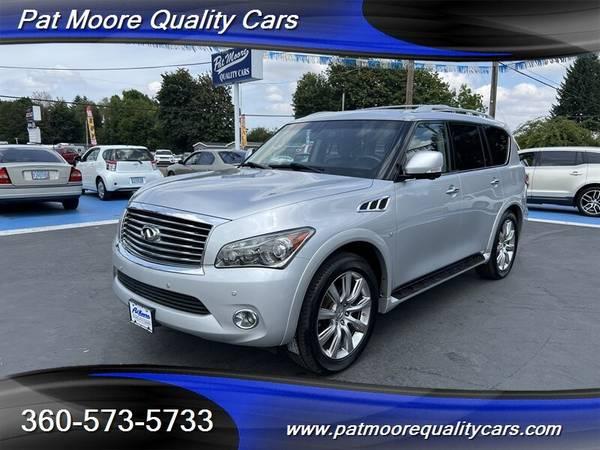 2014 INFINITI QX80 AWD All Wheel Drive Immaculate 7 Passenger Fully Lo