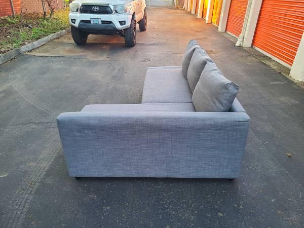 Grey Sectional Couch - Free Delivery 7