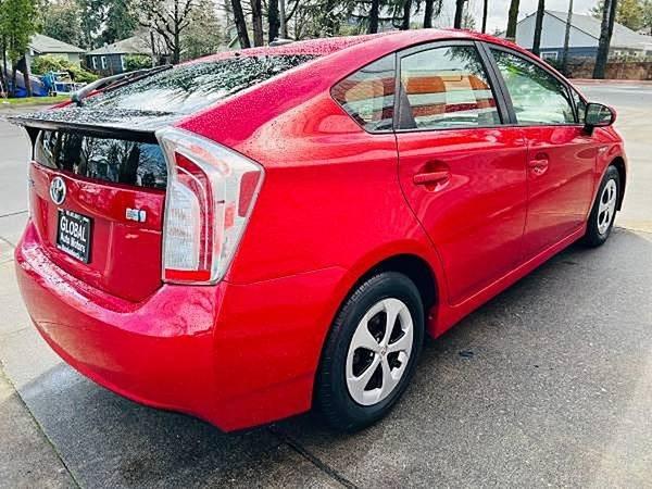 2012 TOYOTA PRIUS THREE 136K.MI.LOADED RED HATCHBACK 4D.***SALE*** 6