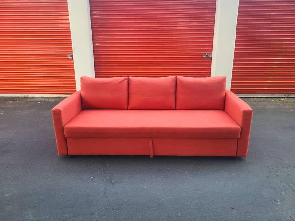 Orange Sleeper Couch - Free Delivery