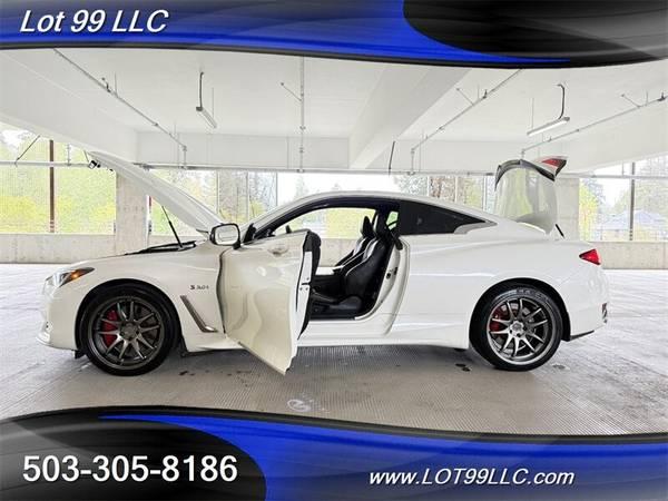 2017 INFINITI Q60 AWD All Wheel Drive Red Sport 400  3.0L Twin Turbo V 20