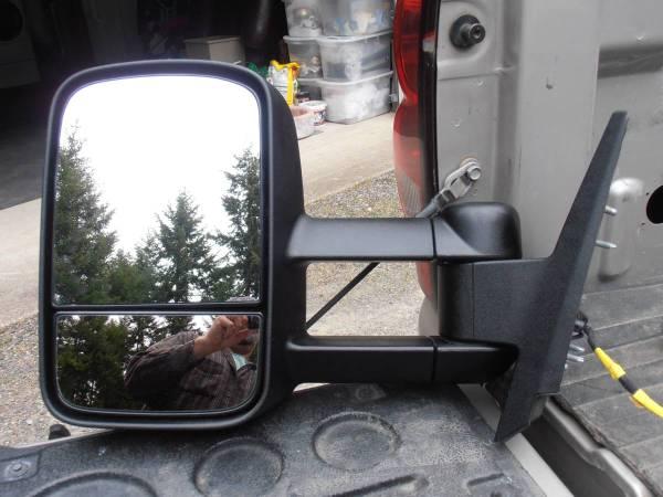 07 - 14 OEM Silverado Passenger OR Drivers Power Dual Lens Tow Mirror 3