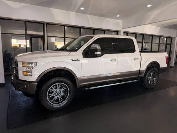 2015 Ford F150 SuperCrew Cab Lariat Pickup 4D 5 1/2 ft V8, Flex Fuel,