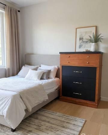 Modern vintage tall dresser