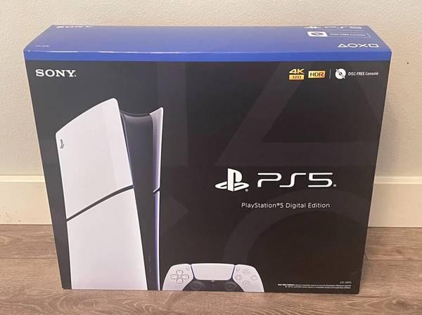 NEW Sony PS5 PlayStation 5 Slim Console Digital Edition - White