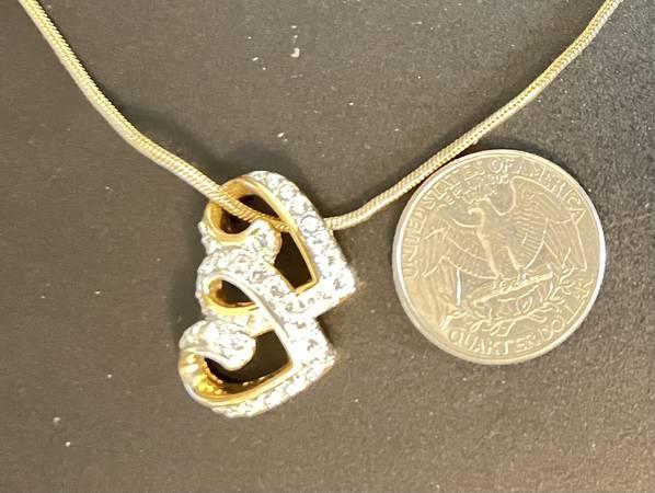 Swarovski  heart necklace 4