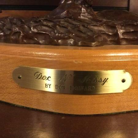 Large L/E Bronze Statue by Don Bernard; signed, numbered 9