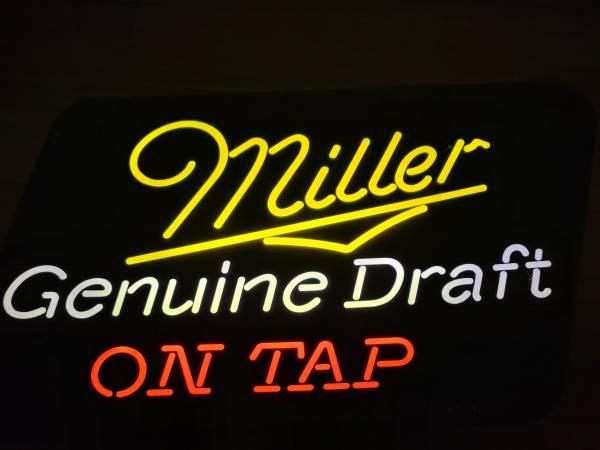 Miller Draft Beer Sign