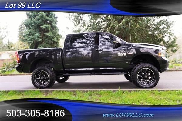 2017 RAM 1500 4x4 4WD Dodge Night  V8 HEMI Heated Leather Seats LIFTED 20S Truck 8