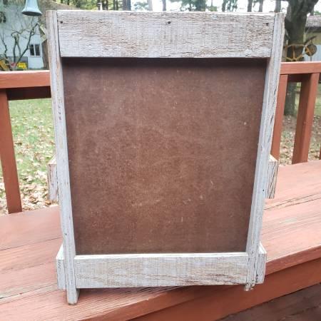 Vintage Remington Wood/Plexi Glass Locking Ammo Case/Shelf- Needs Lock 15