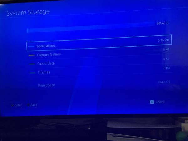 PS4 Pro 1TB (excellent condition, includes all cables and controller, in origina 18