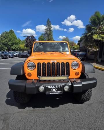 2012 Jeep Wrangler 4wd 4x4 Unlimited Sport Suv 4d SUV Dream City 6