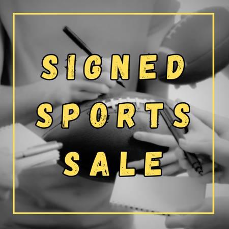 Sports Signed Sale Autographed Auto Soccer Baseball NASCAR Football