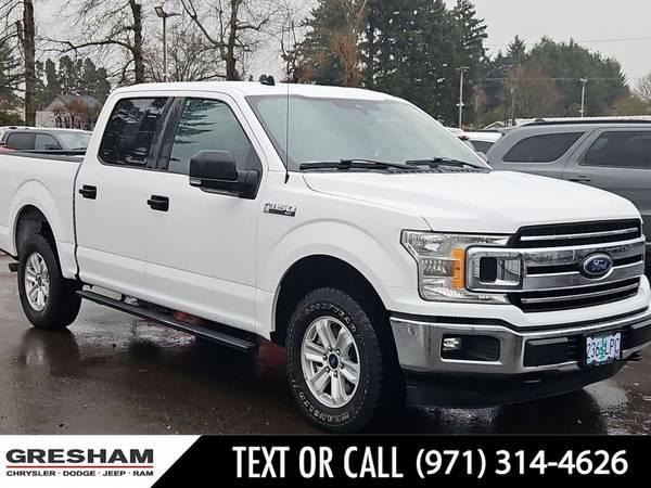 2019 Ford F-150 4x4 4WD F150 Truck Crew cab XLT SuperCrew
