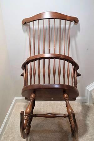 Authentic HARDEN Solid Cherry Rocking Chair 6