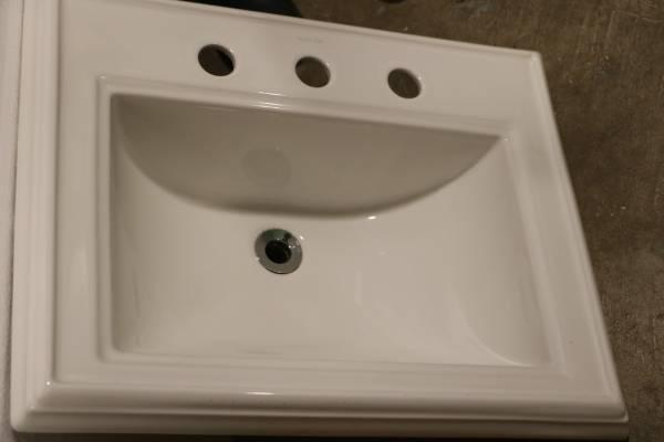 Kohler Pedestal/console table bathroom sink basin