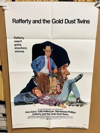 Theatrical poster for the film RAFFERTY AND THE GOLD DUST TWINS