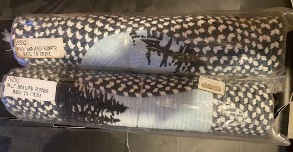 Wolf Braided Runner Rug Collections Etc Rug Wildlife Nature 2