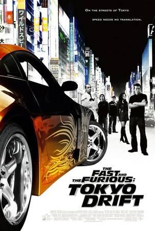 Original  THE FAST AND THE FURIOUS TOKYO DRIFT movie poster